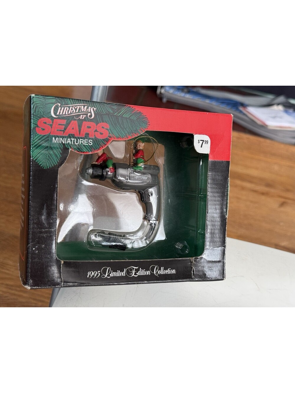 Sears Craftsman Miniature Christmas Ornament Drill 1995